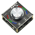 10W15W20W Stereo Bluetooth Audio Digital Amplifier Board Module Volume Spectrum Music Rhythm Light D15H Black. 