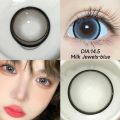 OVOLOOK-1 Pair Color Contact Lenses For Eyes Big DIA Blue Pink Multicolored Lenses Beauty Pupils Cosmetic Color Lens Eyes Yearly. 