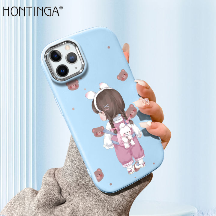 Hontinga%20for%20iPhone%2015%2011%2013%2014%2012%20Pro%20Max%206%206S%20Plus%20XR%208%207%20Plus%20XS%20X%20Max%20SE%202020%20Back%20Cover%20Luxury%20Silver%20Edge%20Lens%20Mobile%20Cover%20Little%20Girl%20Back%20Shadow%20Pattern%20Soft%20Silicone%20Phone%20Case%20-%20Image%202