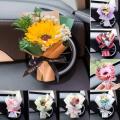 Car Eternal Bouquet Inner Car Perfume Out Air Dried Flower Bouquet Mini Mouth Flower Clip Flower Creative Auto Accessories Accessories. 