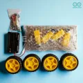 Assembly Kits - Unveiling the Optimus Jeep (4WD) - Your Ultimate DIY Robotics Adventure in Sleek Black (For Arduino, Raspberry Pi, or Magicbit). 