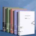 A4 File Folder Display Book Transparent Insert Paper Document Organizer Bag Office Supplies Stationery. 