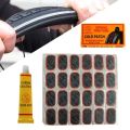 Bicycle Tire Repair Kit Tool Set Kit Patch 48PCSRubber Portable Fetal Best Quality Cycling Cold Patch Solution kit With Adhesive Glue. 