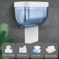 Punch-free Toilet Paper Holder Waterproof Mobile Phone Storage Toilet Paper Storage Rack Tissue Bathroom Supplies. 