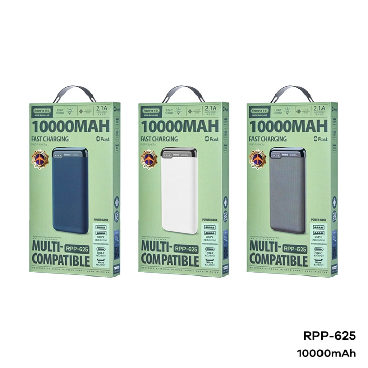 Remax RPP-625 10000mAh Fast Charging Power Bank | Daraz.lk