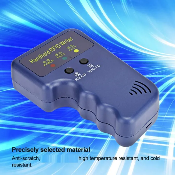 Handheld RFID Card Copier 125KHz ID (EM4100/HID/AWID) Duplicator Reader ...