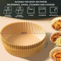 100pcs/50pcs Food Grade Air Fryer Non-Stick (fgaf ) Disposable Paper Liner 100 PCS For Frying Baking Cooking Roasting And Microwave. 