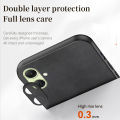 Lenuo For Samsung Galaxy A06 Sheepskin Leather Shockproof Case Luxury Matte Back Cover. 