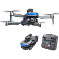 P15 Pro Drone with Screen Remote Controller + 2 Batteries – Foldable 4K HD Camera RC Quadcopter, FPV Aerial Photography. 