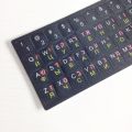 【UrbanNomad】Hebrew English Keyboard Matte 3 in 1 Color Layout Letter Alphabet for PC Desktop Laptop Notebook. 