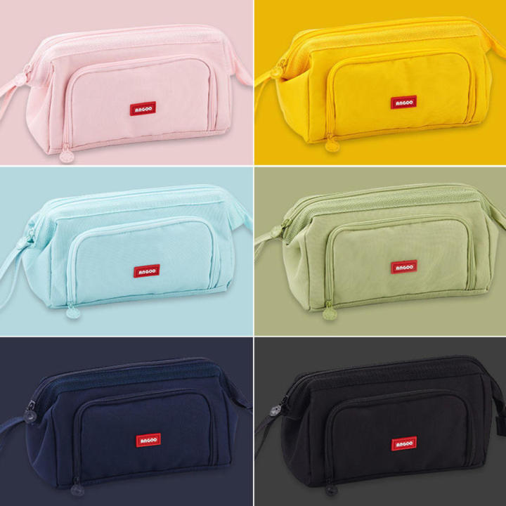 Pencil%20Case%20With%20Multiple%20Compartments%20Simple%20Stationery%20Case%20Double%20Layer%20Pencil%20Case%20Large%20Capacity%20Pencil%20Bag%20Canvas%20Pencil%20Case%20-%20Image%209