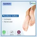 Dr Foot Antibacterial & Antiseptic Foot Powder for Helps to Prevent Burns and Cuts|Reduces Foot Skin Infection – 100gm (FROM INDIA)SAB. 