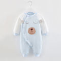 Kidlove Baby Jumpsuit Newborn Winter Warm Thickened Long Sleeves Romper For 0-2 Years Old Boys Girls. 