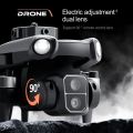 S119 Brushless Motor Obstacle Avoidance Duel Camera GPS Drone WIFI ESC 8K Camera HD FPV Aerial Photography Folding Drone. 