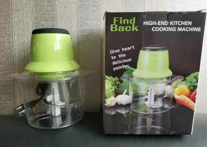 High Speed with Stainless Steel Blade Find Back Electric Multi-Functional High End Kitchen Cooking Machine Meat, Vegetable Grinder, Juicer Blender, Mincer Sausage Maker Stuffer Food Chopper Tool