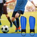 Football Shin Pads with Ankle Support Impact Resistant Cushion Protection Socks Elastic Binding Band Portable Sports Accessories. 