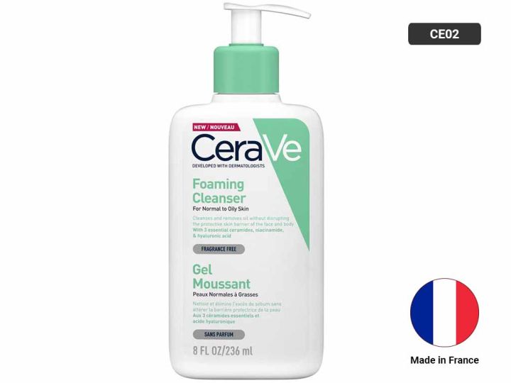 CERAVE Foaming Cleanser For Normal To Oily Skin 236ml