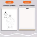 Anime Character Line Art Drawing Book | 48-Page Sketchbook with Detailed Black & White Outlines | Ideal for Manga & Anime Stylis. 
