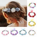 Flowers Crown Festival Headpiece Women Hair Accessories Headdress Girl Baby Crown Floral Garland Wedding Floral Headwear. 
