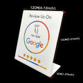 NFC Google Review NFC Stand Display Table Display URL Writing Social Media Business Review Cards 13.56MHz NT/AG215 NFC Stand. 