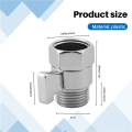Water Flow Control Shut Off Valve, Brass Adjustable Water Pressure Regulator for Hand Held Shower & Bidet Sprayer. 