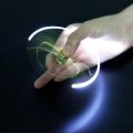 【silvery】 LED Spinning Pen Pen Fidget Spinner Hand Top Stress Relief Toys. 