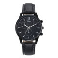 Qingwen  Fashion Geneva Watch Business Fake Three-Eye Men's Watch Shell. 