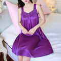 Women Sleeping Gown Comfortable Wear-resistant Night Dress. 