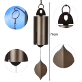 1 PCS Metal Wind Chimes Unique Low Tone Wind Chimes Outdoor Deep Tone Wind Chimes. 