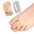 New Gel Toe Separator with Support Plate Effective Toe Splints Bandages Adjustable Feet Bone Thumb Adjuster Foot Care Tool. 