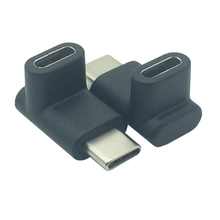 90 Degree Right Angle USB 3.1 Type C Male to Female Converter Small ...