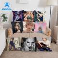 GOIKEA Fan Collection Pillowcase Taylor Swift Album Pillow Cover Clear Print Hidden Zipper Case for Music Fans Southeast Asian Buyer's Choice Pillowcase with Clear Printing. 