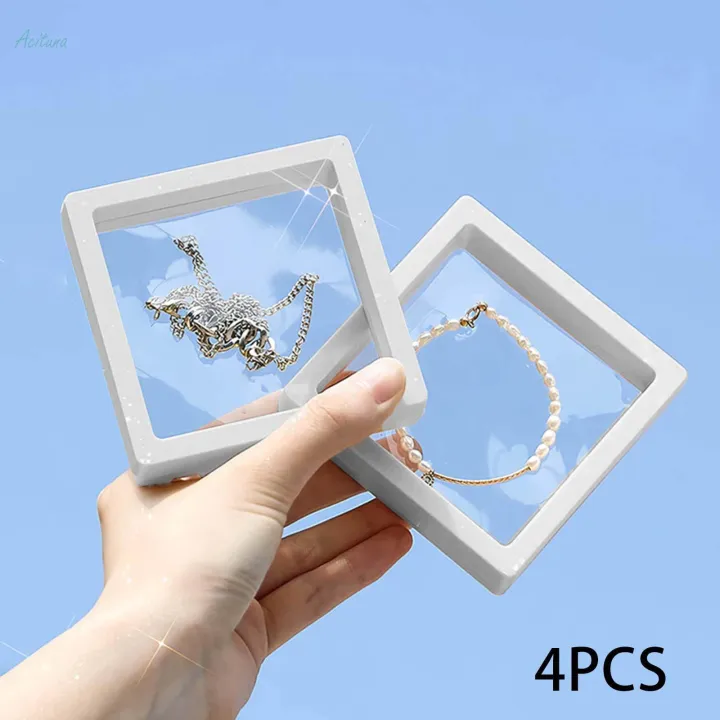 4%20Pieces%203D%20Floating%20Frame%20Display%20Case%20for%20Bracelet%20Necklace%20Medallions%20-%20Image%204