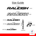 bike Cycle RALEIGH Mountain bike sticker set 14 Piece Full Set high quality pvc sticker. 