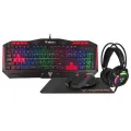 GAMDIAS POSEIDON M2 4-IN-1 Keyboard +Mouse+ Headset+ Mouse Mat. 
