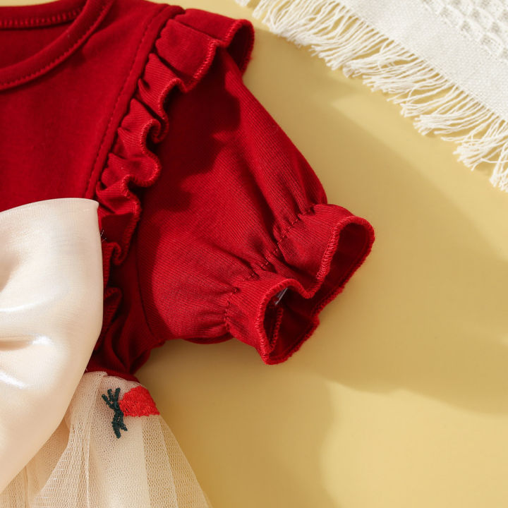 Summer%20Flower%20Girl%20Short%20Sleeve%20Dress%20Pineapple%20Embroidery%20Mesh%20Baby%20Princess%20Dress%20Girl%20Clothing%20-%20Image%206
