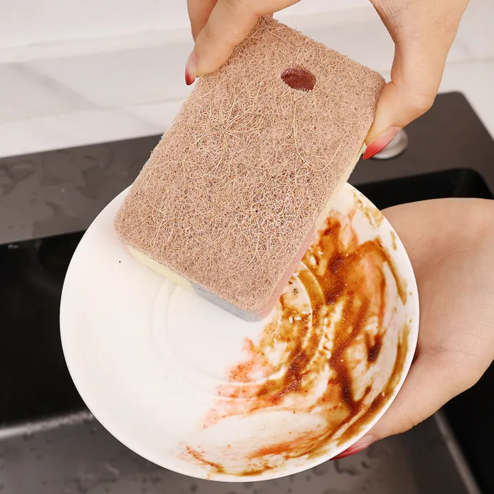 1/3Pcs%20Dishwashing%20Sponges%20Double-sided%20Thickened%20Wood%20Pulp%20Cotton%20Cleaning%20Spongs%20Dishwashing%20Brush%20Household%20Reusable%20Scouring%20Pad%20-%20Image%202