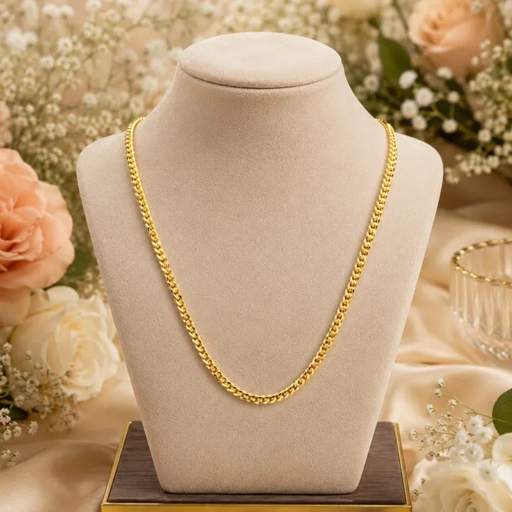 Singapore%20Fox%20Chain%20Necklace%20for%20Girls%20Boys%20Gold%20Plated%203mm%20Chain%20Jewelry%2018%20Inch%2024%20Inch%20-%20Image%208