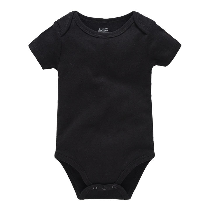 Newborn%20Baby%20Romper%20Boys%20Girls%20Clothes%20Summer%20100%25%20Cotton%20Short%20Sleeve%20Toddler%20Infant%20Jumpsuit%20-%20Image%203