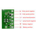 Solar Lawn Light Controller Board 3.7V Lithium Solar Board. 