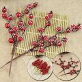 【World Supermarket 2021】Artificial Flower Berry Fake Berries Christmas Flower New Year's Decor Artificial Berry Christmas For Home. 