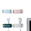 Plug Holder Power Cord Wall Sticker Fixing Clamp Desktop Network Cable Data Cable Organize and Storage Hook Cable Manager. 