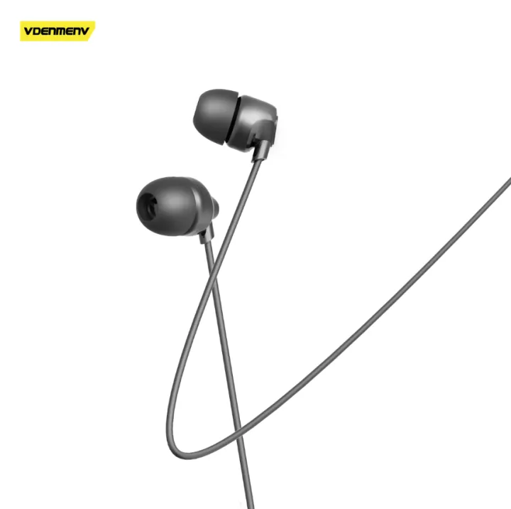 Vdenmenv%20DR26%20Wire%20Controlled%20Earphones%203.5mm%20Black%20-%20Image%203