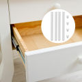 2set Cabinet Drawer Plastic Slide Drawer Runner Cabinet Storage Box Slide Telescopic Track Cupboard Locker. 