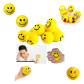 04 Pcs Happy Smile Face Anti Stress Relief Light weight Sponge Foam Ball Hand Wrist Squeeze Exercise For Adults ,Kids Toy. 