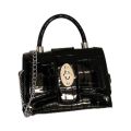 High-Grade Chain Bag Niche 2024 One-Shoulder Motorcycle Texture Portable Patent Leather Small Square Bag Crossbody New Women's Western Style. 