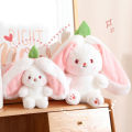 Kidlove Cute Fruit Transfigured Bunny Plush Toy Soft Stuffed Carrot Strawberry Rabbit Plush Doll For Children Gifts. 