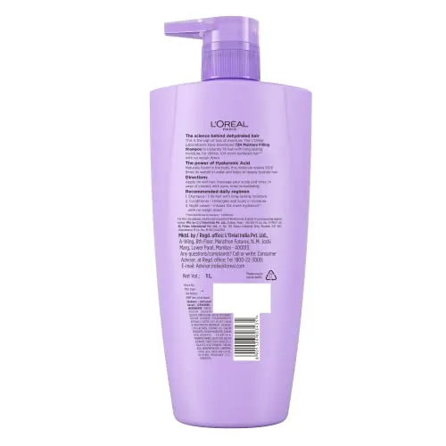 L'Oreal%20Paris%20Moisture%20Filling%20Shampoo,%20With%20Hyaluronic%20Acid,%20For%20Dry%20&%20Dehydrated%20Hair,%20Adds%20Shine%20&%20Bounce,%20Hyaluron%20Moisture%2072H,%201L%20FROM%20INDIA%20(SAM)%20-%20Image%205
