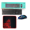 RGB Keyboard, Mouse, Twolf TF-200 Gaming Bundle + Turbogear TC09 Gaming Bundle + L11 Mouse Pad. 