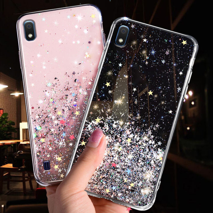 Maitus%20for%20Samsung%20Galaxy%20A10%20Back%20Cover%20Luxury%20Glitter%20Sequins%20Gold%20Foil%20Starry%20Bling%20Cases%20Clear%20Soft%20Silicone%20Bumper%20Shining%20Mobile%20Phone%20Protective%20Case%20for%20Girls%20Boy%20-%20Image%202